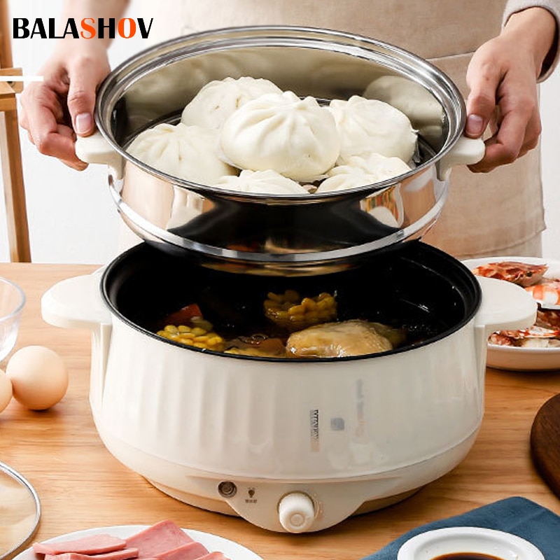 Slow Cooker Ceramic - Panci listrik Multi memasak 220V, panci
