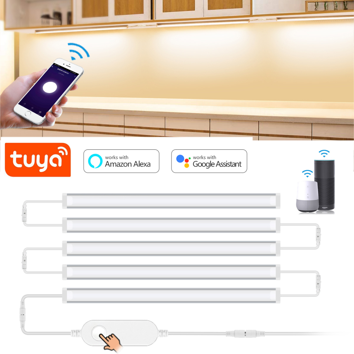 Kitchen Appliances Cabinet - 1-5 buah lampu LED pintar di