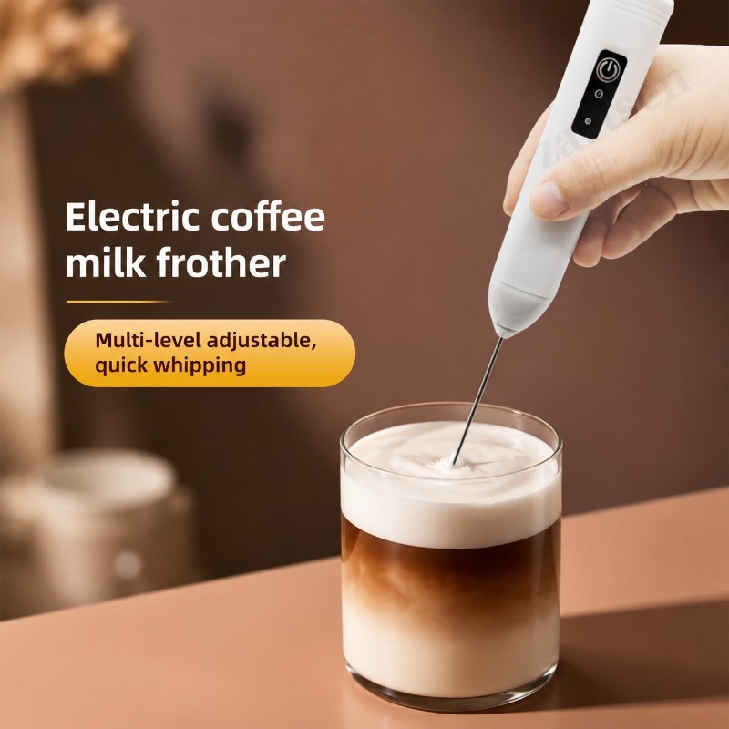 Kitchen Appliances Germany - Pengaduk Busa Susu Kopi Elektrik, Pengocok