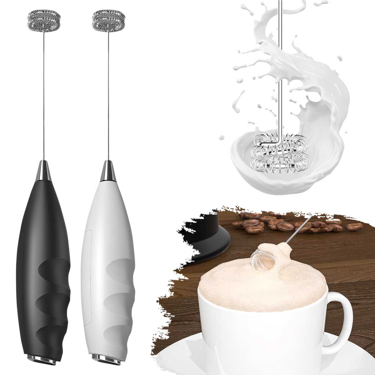 Kitchen Appliances Germany - Pengaduk Susu Elektrik, Pengocok Elektrik Tanpa