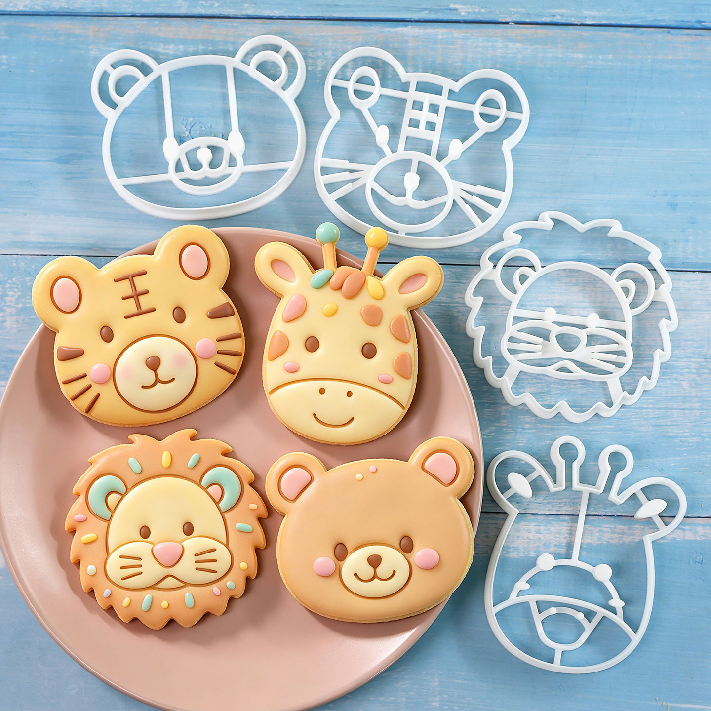 Kitchen Appliances Baking - 4 Buah Set Pemotong Kue Bentuk