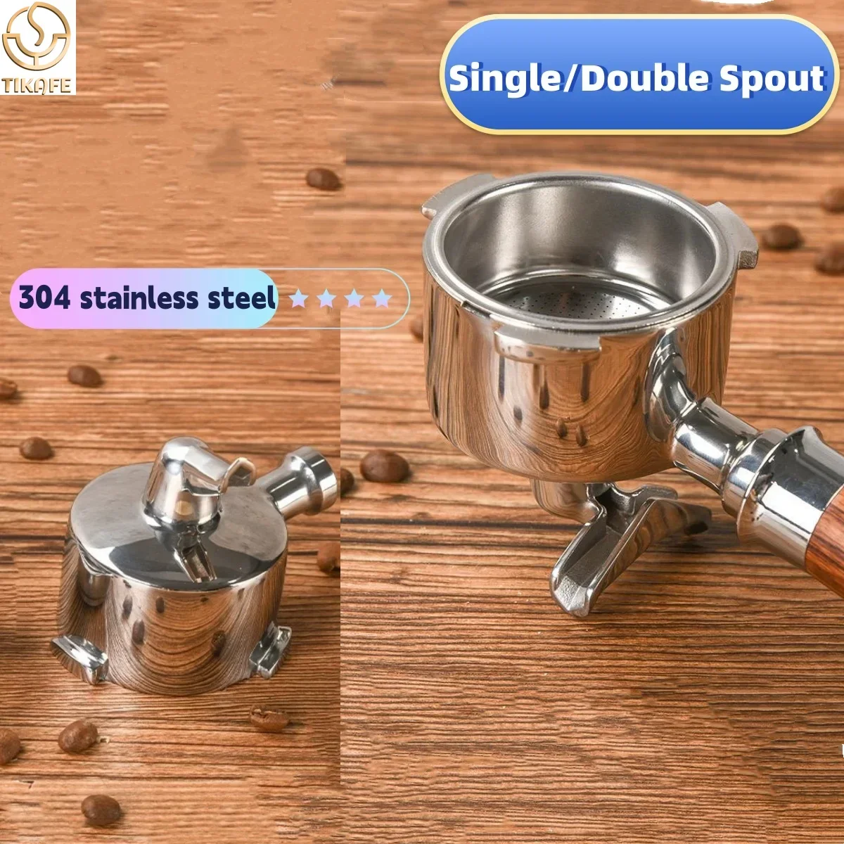 Delonghi Espresso Dedica 685 - Portafilter Kopi Single/Double Spout (Hanya Kepala)