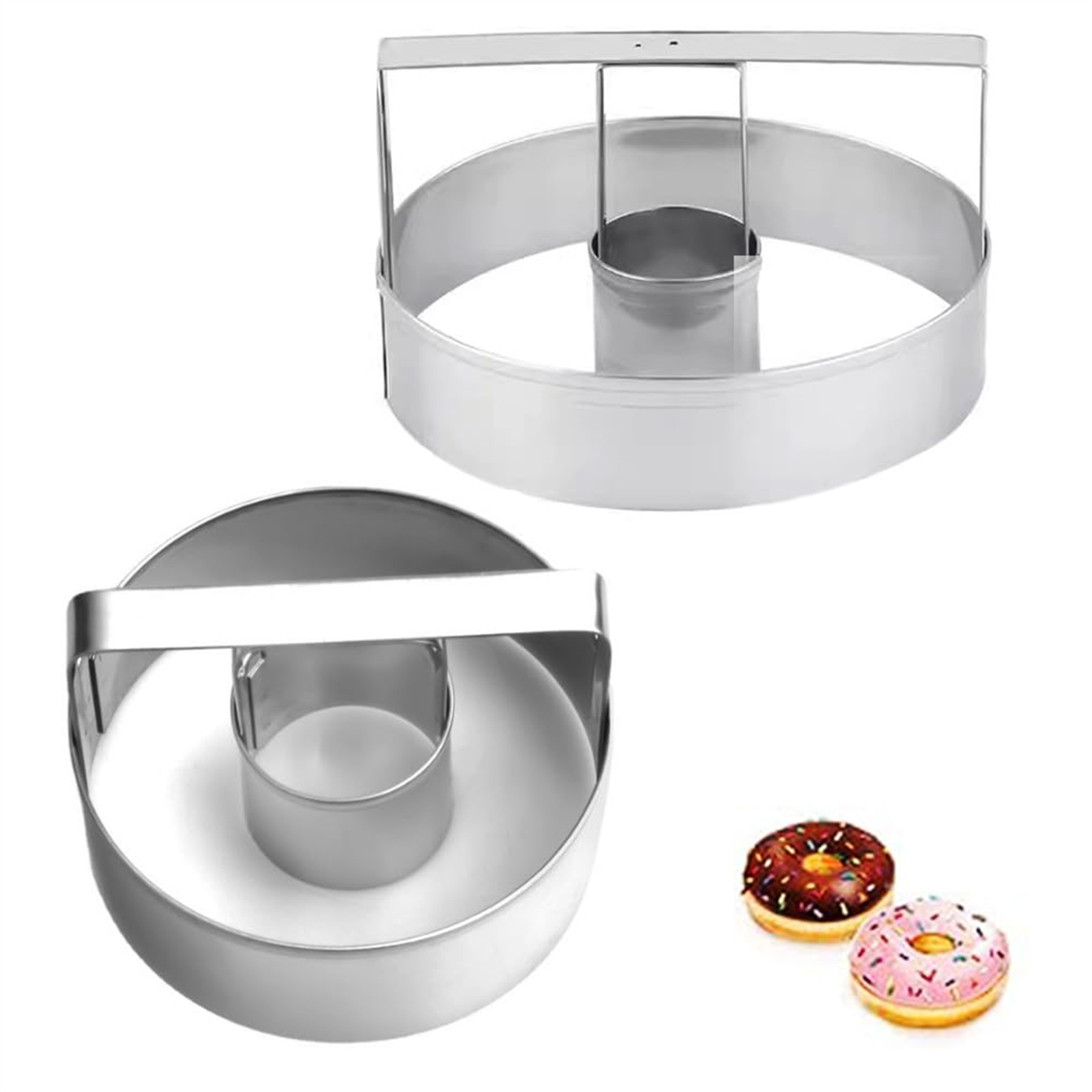 Kitchen Appliances Baking - Cetakan Kue Donat Bulat dari Baja