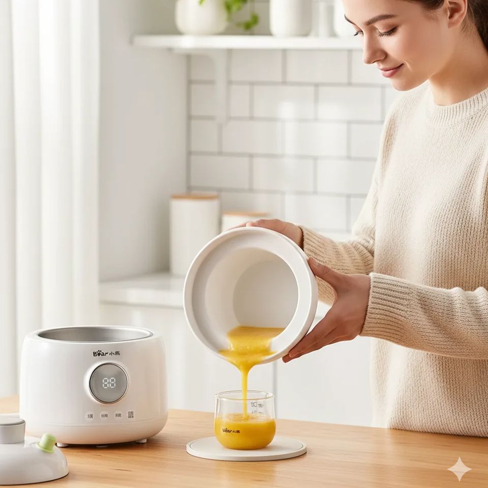 Slow Cooker Ceramic - Panci Masak Bayi Bear, Slow Cooker