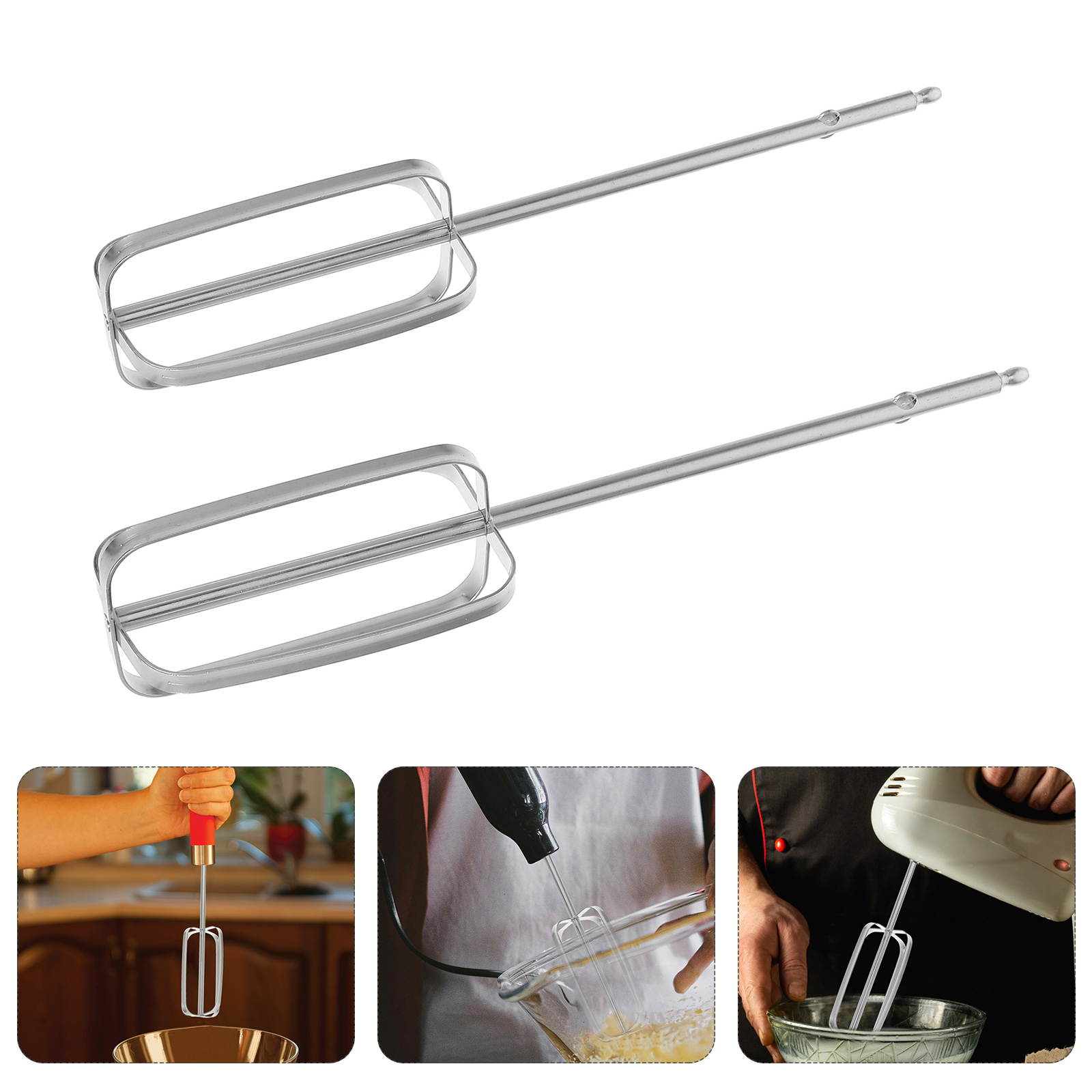Kitchen Appliances Germany - 2 Buah Pengocok Perlengkapan Mixer Tangan