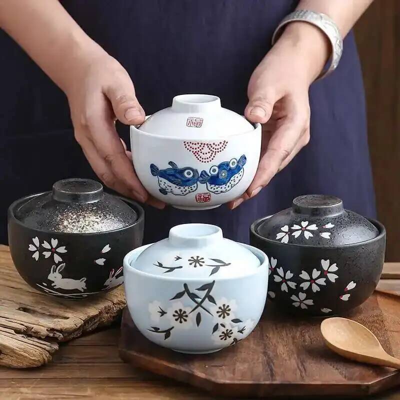 Slow Cooker Ceramic - Keramik Jepang 4.25 inci, panci rebus