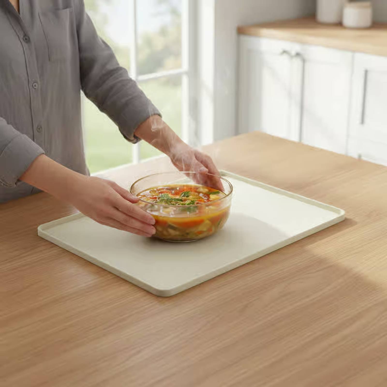 Kitchen Appliances Baking - Alas Silikon untuk Microwave, Pelindung Atas