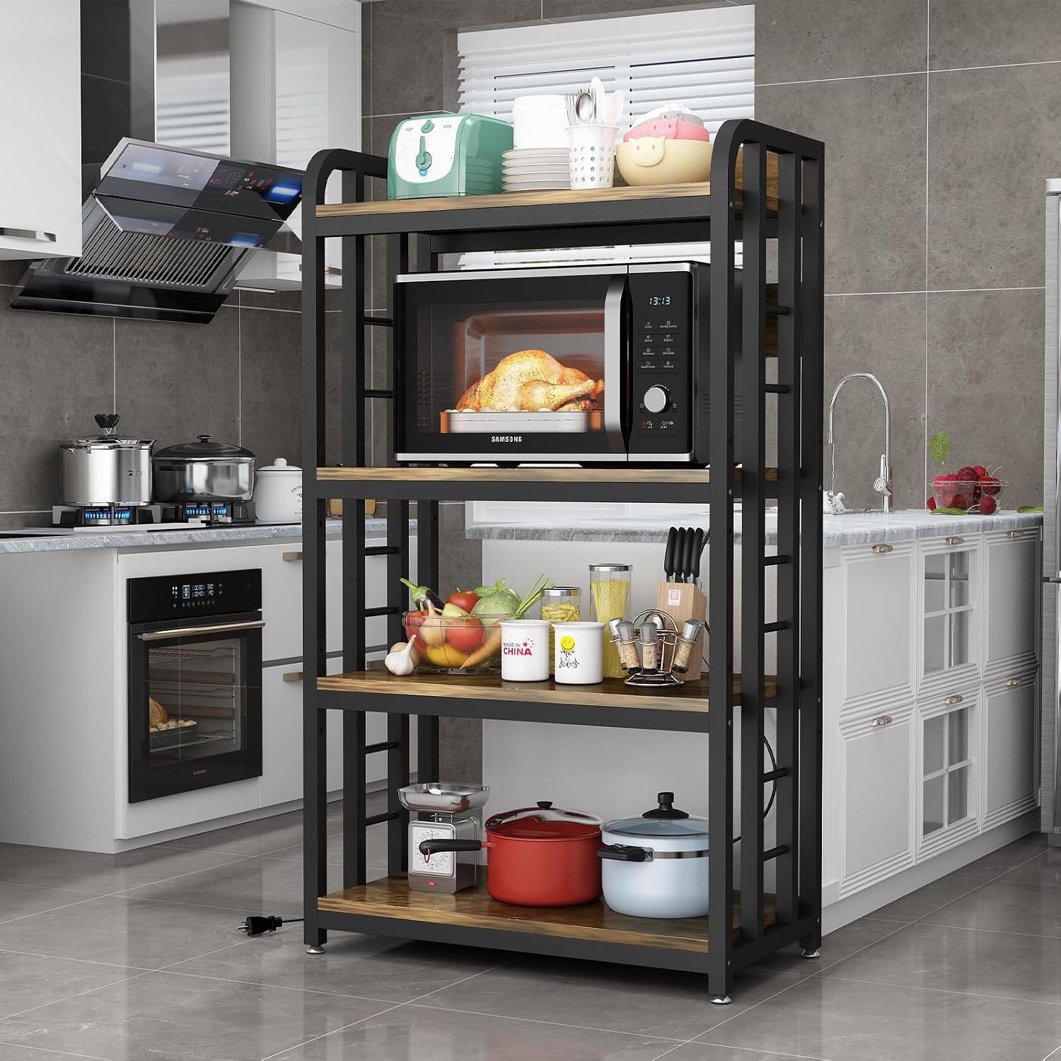 Rak Dapur 4 Tingkat dengan Sto - Kitchen Appliances Countertop ulasan dan harga