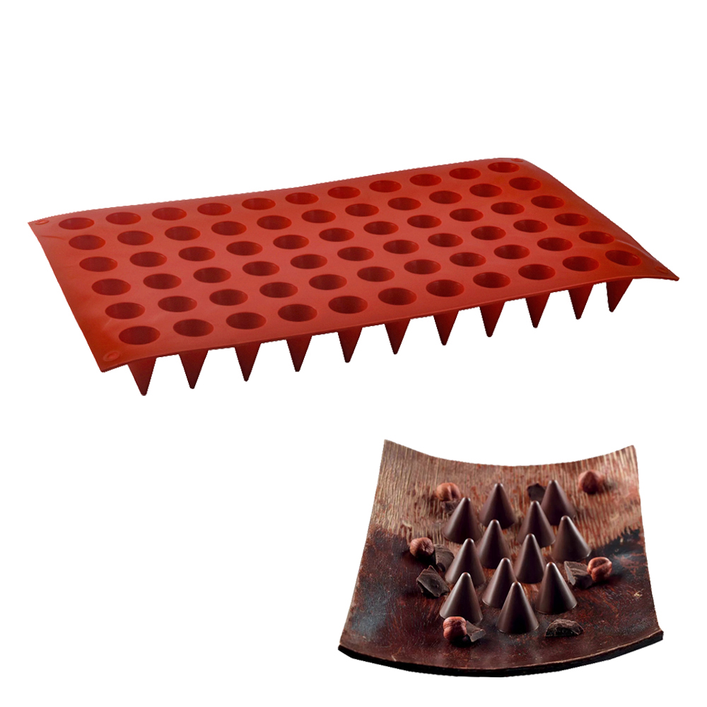 66-sel kerucut coklat cetakan  - Kitchen Appliances Baking ulasan dan harga