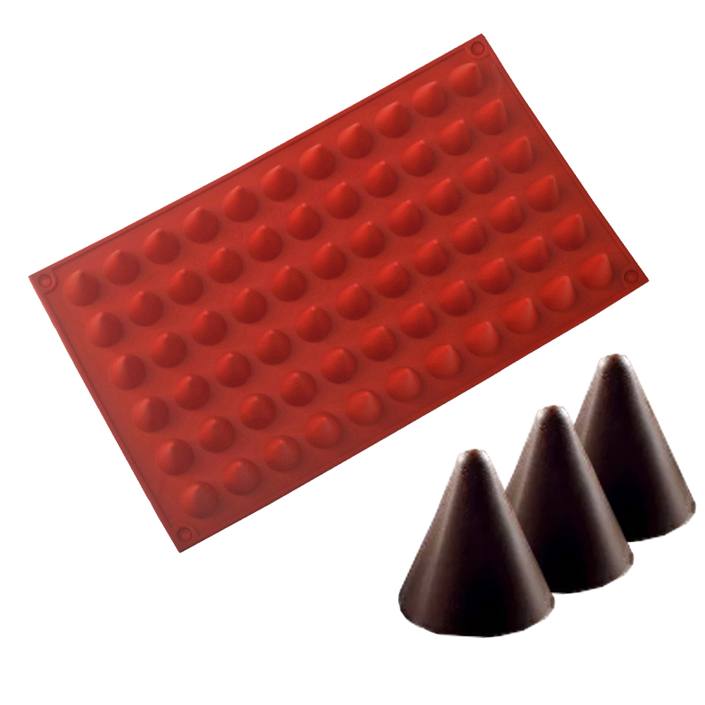 66-sel kerucut coklat cetakan  - Kitchen Appliances Baking ulasan dan harga