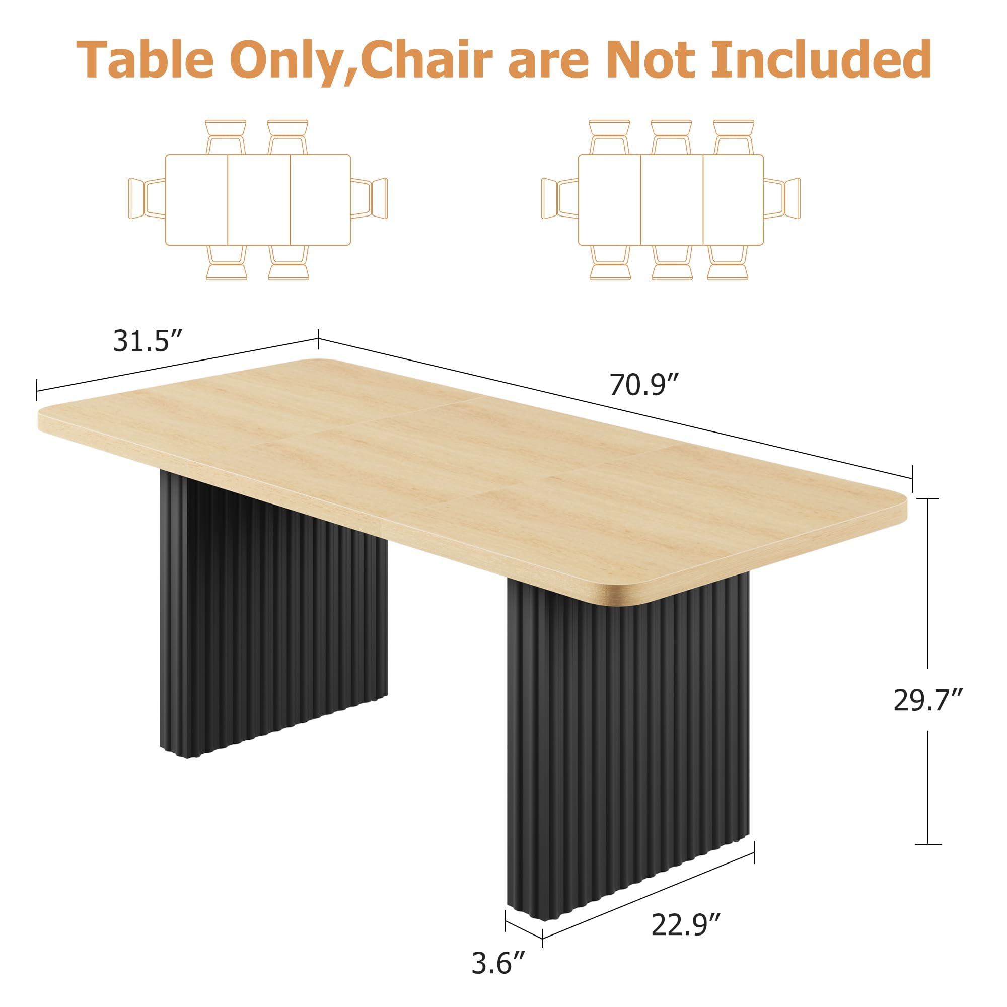 Meja Makan Industri 71 Inci Un - Kitchen Appliances Table ulasan dan harga