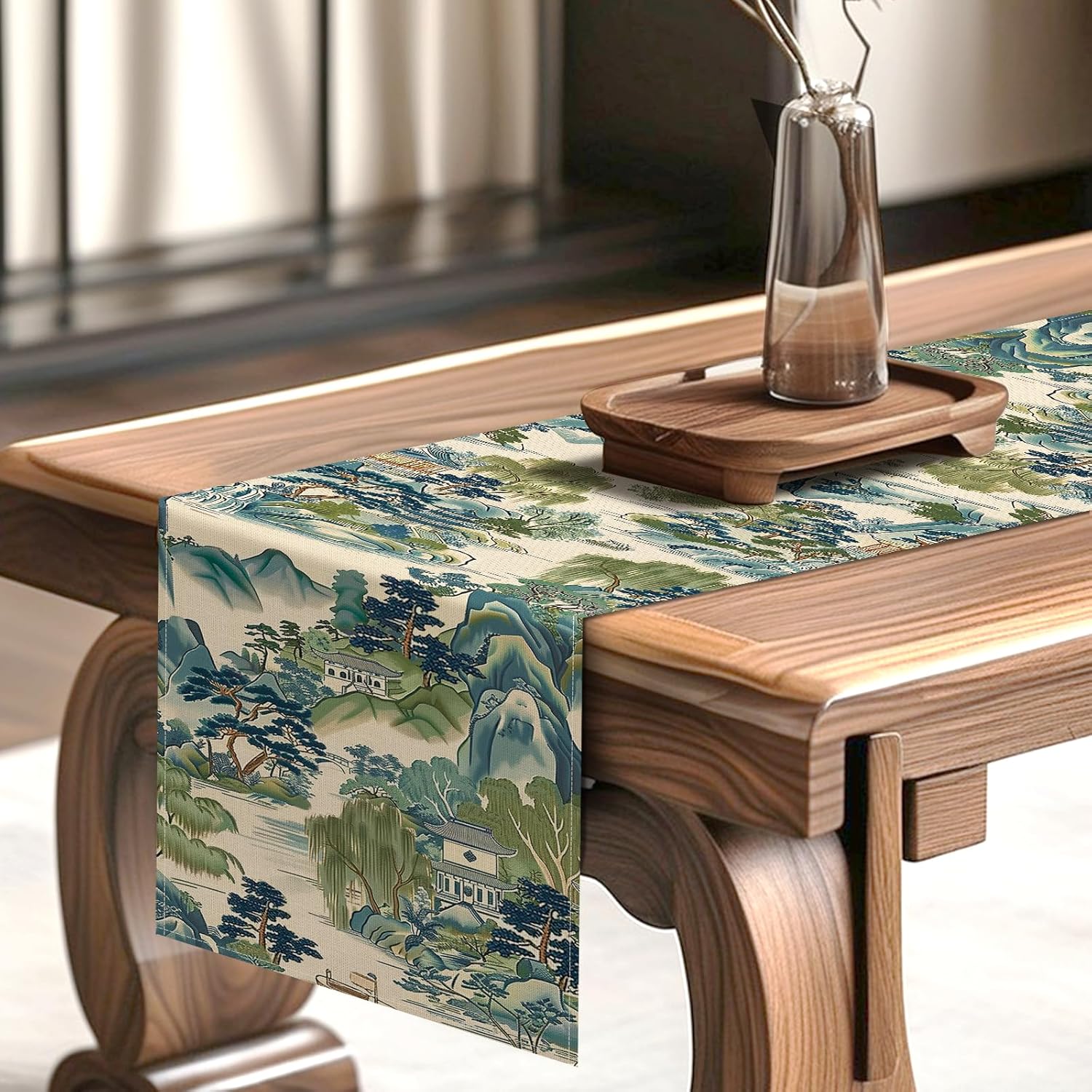 Lukisan Pemandangan Chinoiseri - Kitchen Appliances Table ulasan dan harga