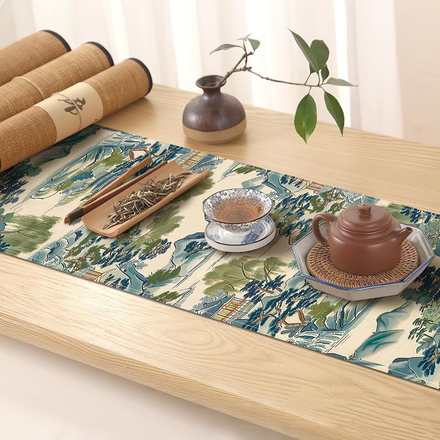 Lukisan Pemandangan Chinoiseri - Kitchen Appliances Table ulasan dan harga