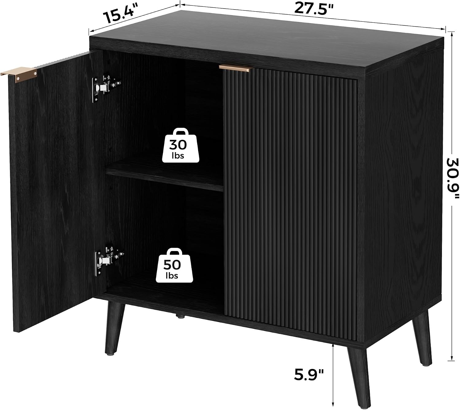 Lemari Bufet Beralur Dengan Pe - Kitchen Appliances Cabinet ulasan dan harga