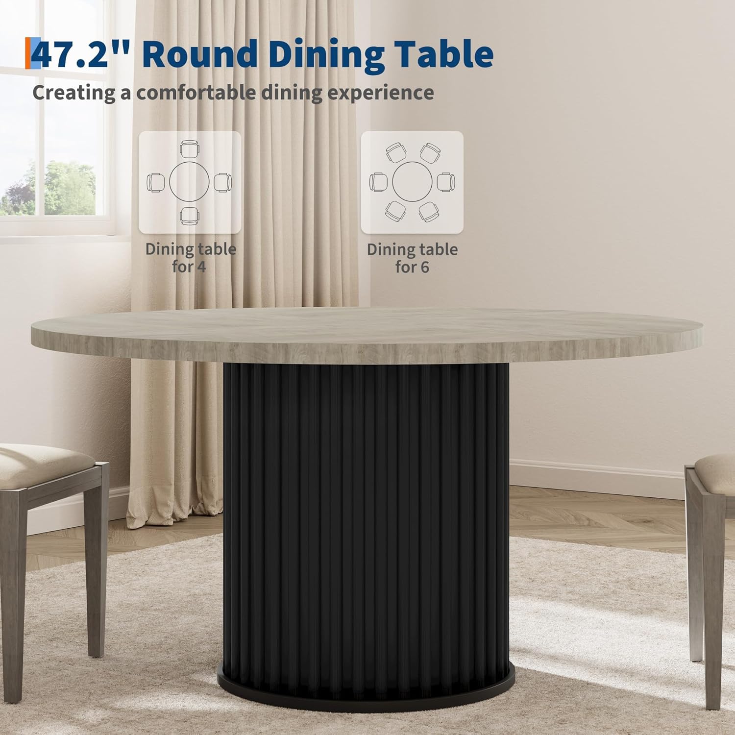 Meja Makan Bundar 47 Inci untu - Kitchen Appliances Table ulasan dan harga