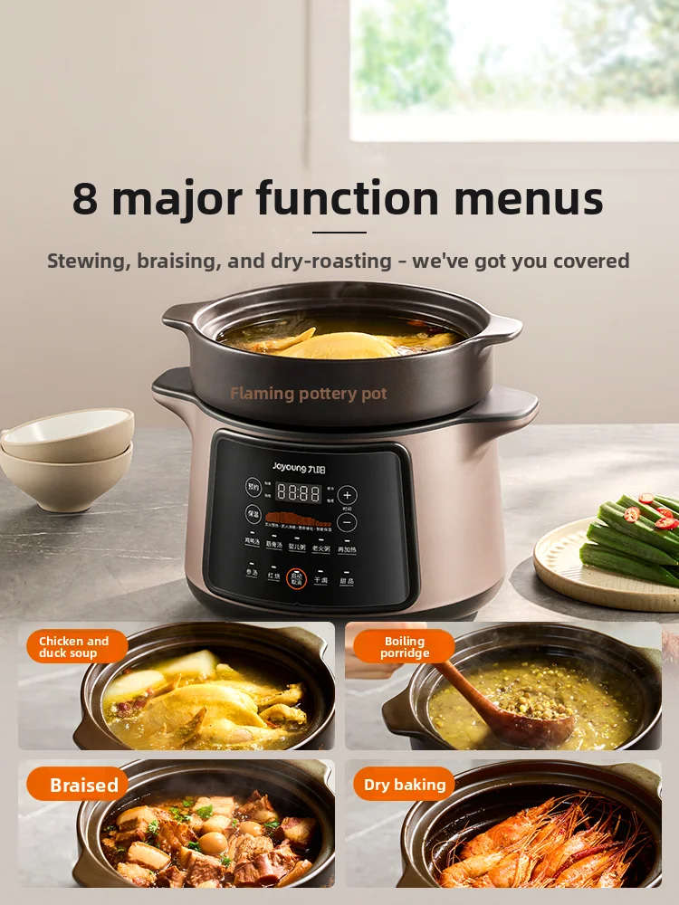 220V Joyoung Electric Slow Coo - Slow Cooker Ceramic ulasan dan harga