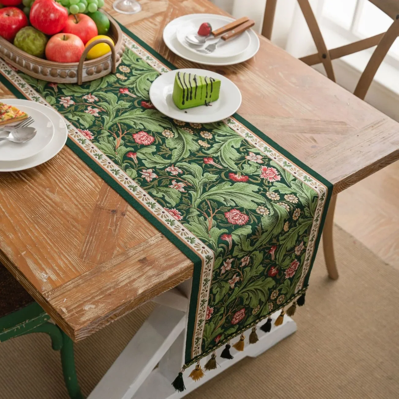 Tanaman bunga taplak meja deng - Kitchen Appliances Table ulasan dan harga