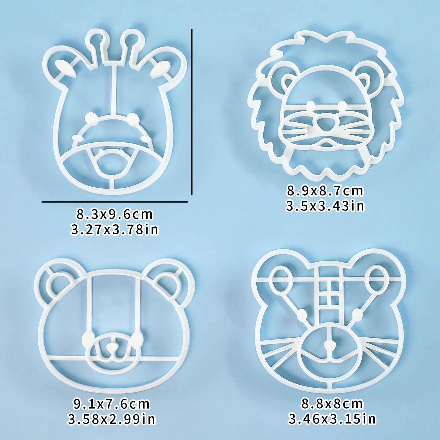 4 Buah Set Pemotong Kue Bentuk - Kitchen Appliances Baking ulasan dan harga