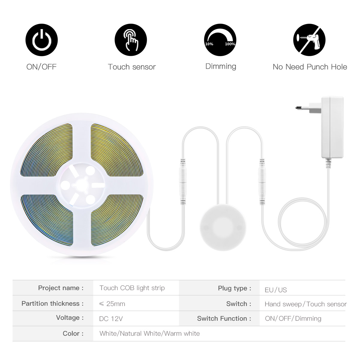 Lampu LED COB tembus cahaya Se - Kitchen Appliances Cabinet ulasan dan harga