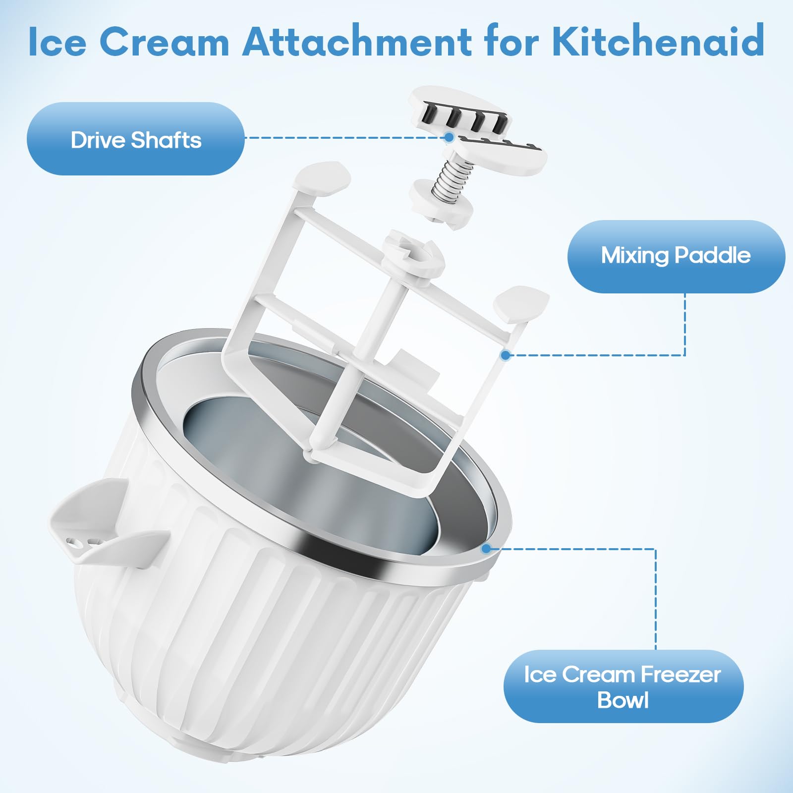Aksesoris Pembuat Es Krim 2 Qu - Kitchen Appliances Germany ulasan dan harga