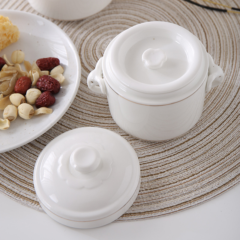 Panci Rebusan Keramik Putih Mu - Slow Cooker Ceramic ulasan dan harga