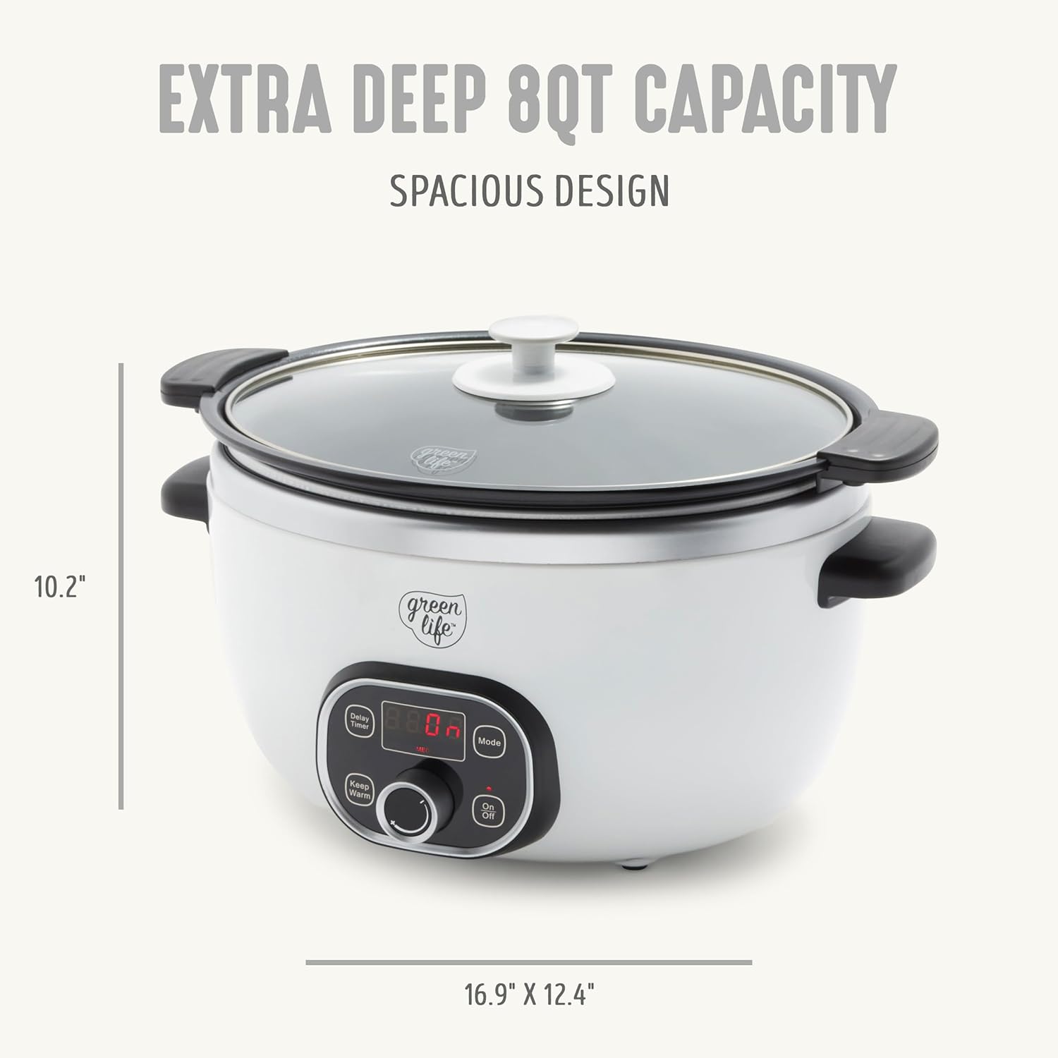Slow Cooker 8QT yang Dapat Dip - Slow Cooker Ceramic ulasan dan harga