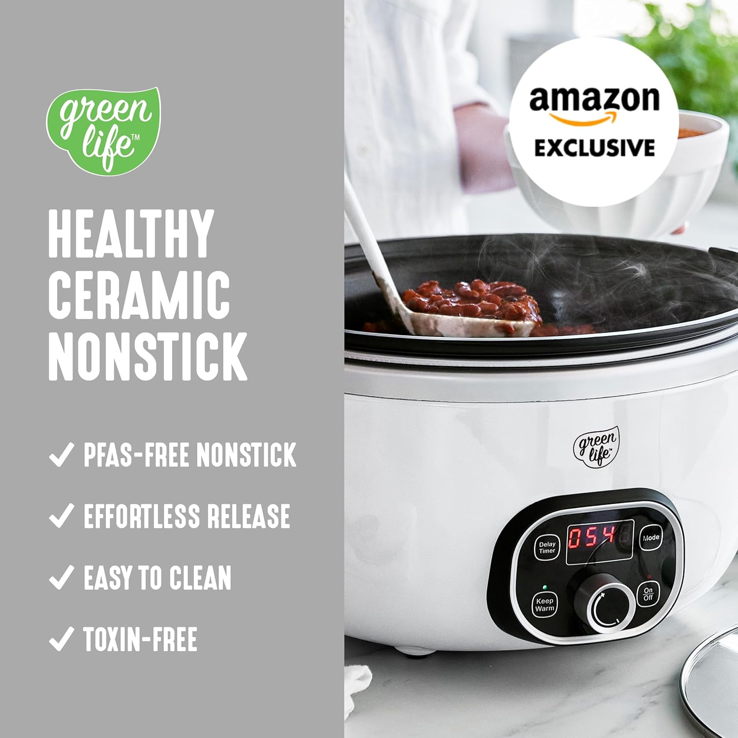 Slow Cooker 8QT yang Dapat Dip - Slow Cooker Ceramic ulasan dan harga