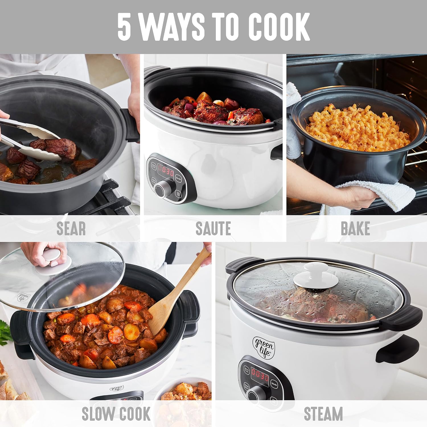 Slow Cooker 8QT yang Dapat Dip - Slow Cooker Ceramic ulasan dan harga