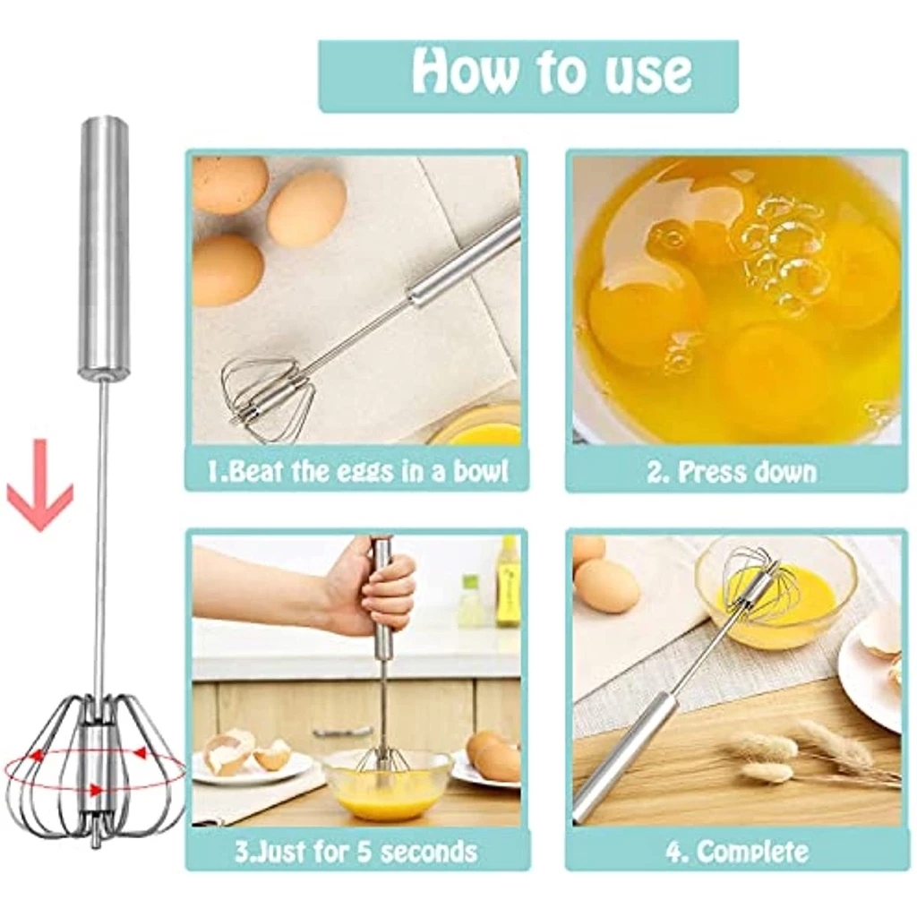 1/3 Buah Pengocok Telur Baja T - Kitchen Appliances Germany ulasan dan harga