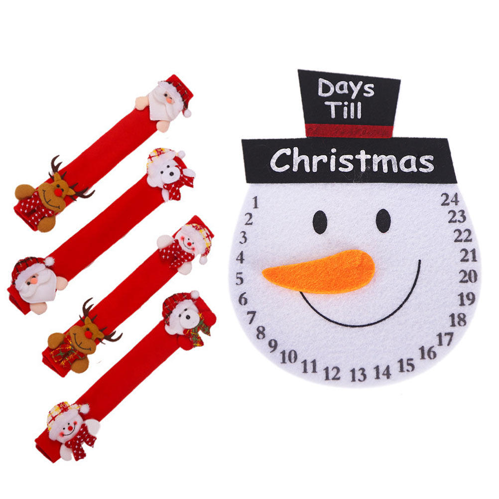 1Set Penutup Gagang Natal Baha - Kitchen Appliances For.Xmas ulasan dan harga