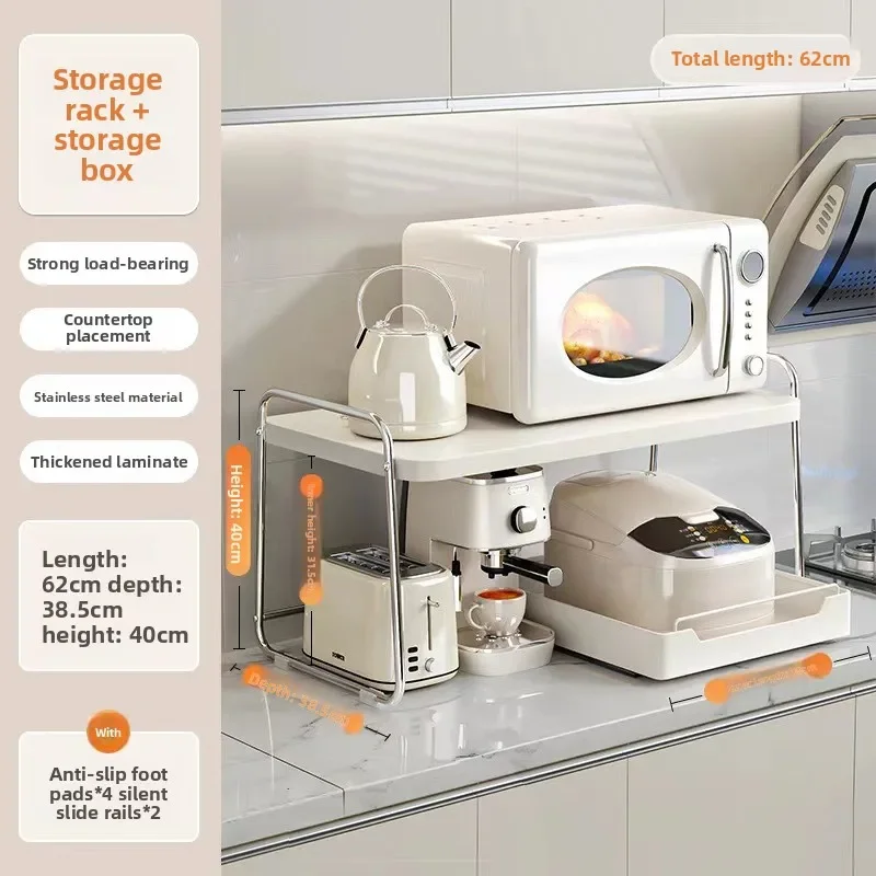 Rak Oven Microwave Stainless S - Kitchen Appliances Countertop ulasan dan harga