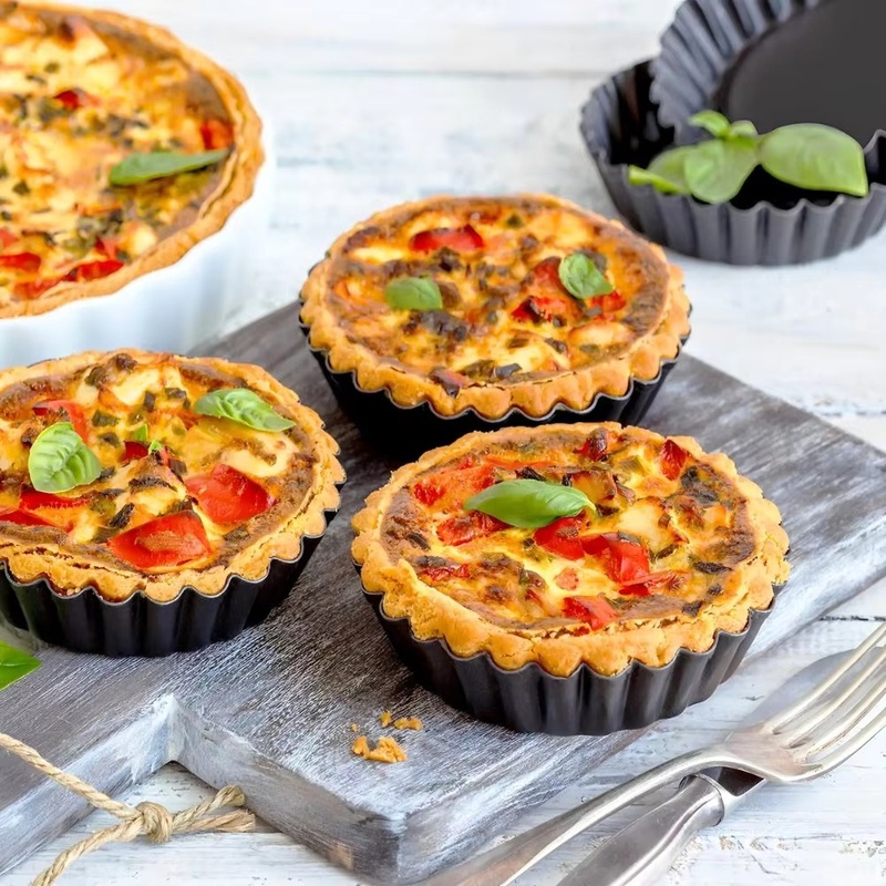 1pc Loyang Tart Beralur dengan - Kitchen Appliances Baking ulasan dan harga